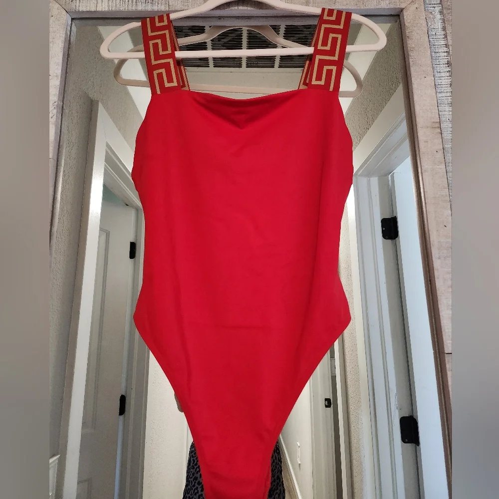 Versace Greca Border One-Piece Swimsuit SIZE 4(L) - Picture 10 of 16